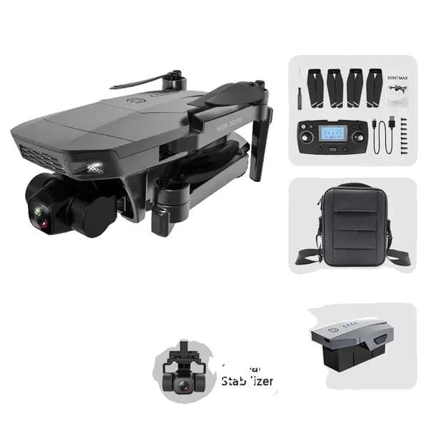 SG907MAX Drone, 4K HD Video, 25 Min Flyvetid,SG907MAX-1B-Tasker