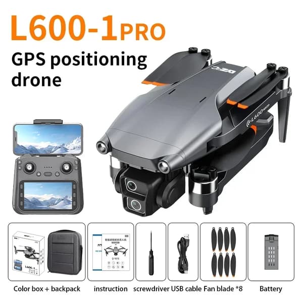 L600-1PRO GPS-drönare, 4K HD-kamera, 30 minuters flygtid,BK NO-OAS 1B