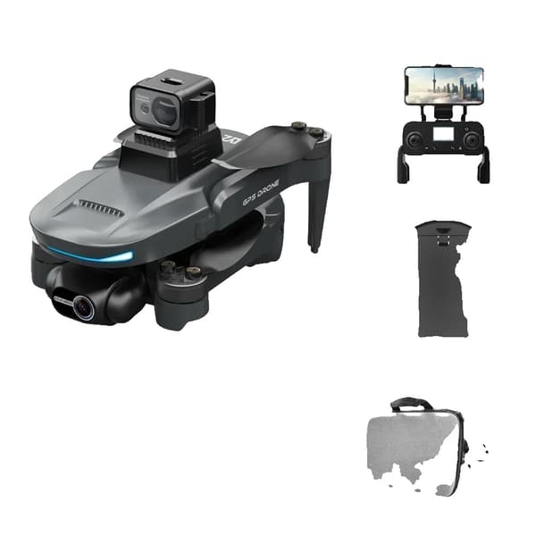 4K GPS Drone, 25 minutters flyvetid, 3000 m fjernbetjening,BK 4K OAS 1B