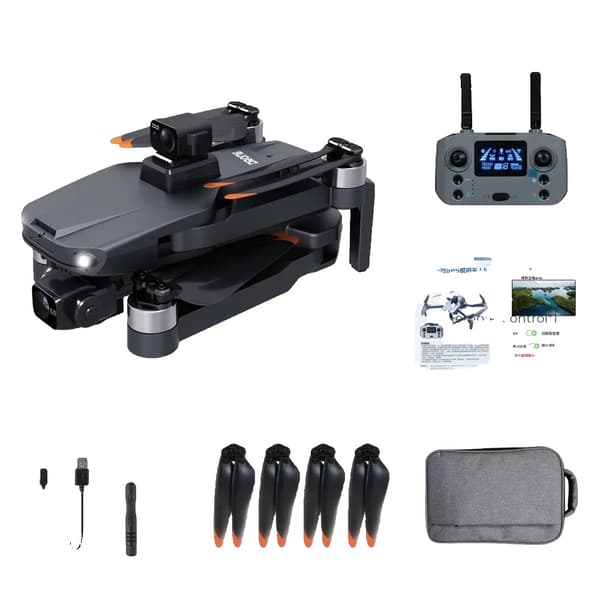 4K Kamera Drone, 35 minutters flyvetid, 4000 m fjernafstand,BK NO OAS 1 batteri