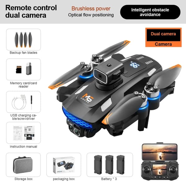 Kameradrone, 4K HD-video, 18 minutters flyvetid,4K BK 3B