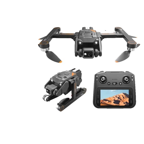 GPS Drone, 4K HD Videooptagelse, Fjernbetjeningsafstand 600M,BK 4k Dual 3b