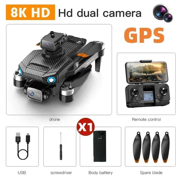 P8 Pro 8K Drone, 4K Videooptagelse, GPS-navigation,BK 8K GPS Dual 1b