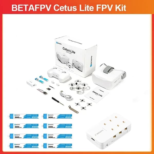 Cetus Lite FPV Kit, 4-5 Minuters Flygtid, Hållbart PA12 Material,FPV Kit 8B 1C