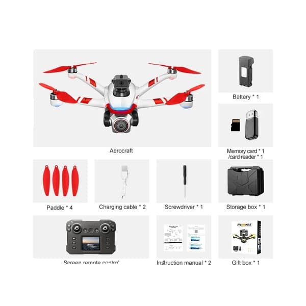 K15 MAX Drone, 4K videoopløsning, 15 minutters flyvetid,K15 WH 4K 1B