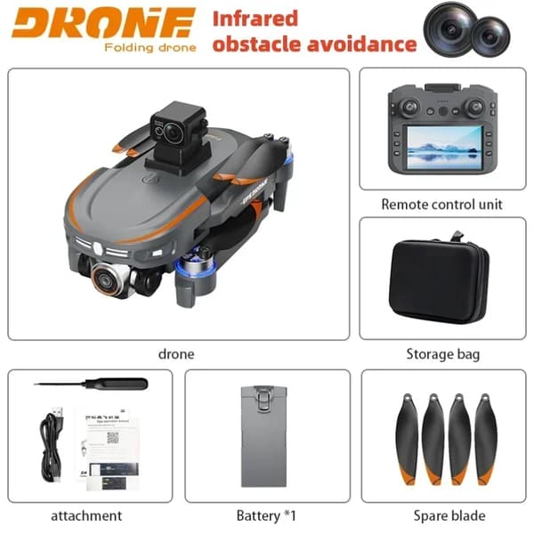 S28 Dron, 4K Video Upplösning, 25 Minuters Flygtid,S28 INF-OAS 1B