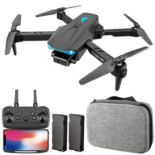 RC-drönare, 1080p HD videoinspelning, GPS-funktionalitet,svart