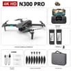 Pikkukuva 2 / 2: N300 Pro Drone, 4K Videon Resoluutio, 25 Minuutin Lentoaika,N300 BK 2B