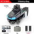 Miniatyrbillede 2 af 2: KF110 Mini Drone, 4K HD Kamera, 22 Minutters Flyvetid,KF110 PRO 2B CB