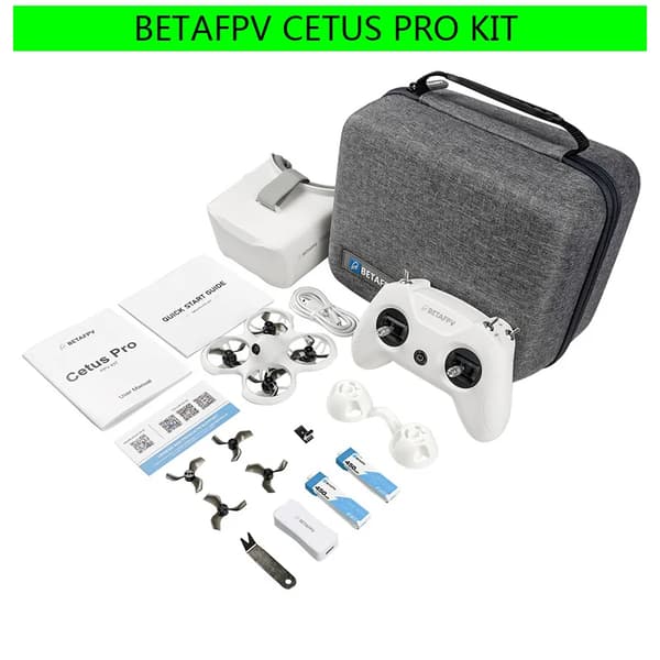 FPV-setti, LiteRadio2 SE -lähetin, VR02-lasit, 450mAh akku,Cetus Pro