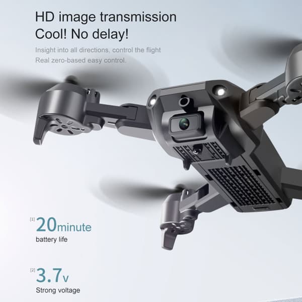 Kaukosäätöinen drone, 6K-kamera, helppo käyttää,6K kamera 3 akkua