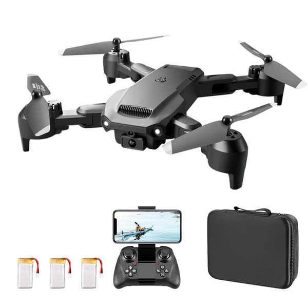Kaukosäätöinen drone, 6K-kamera, helppo käyttää,6K kamera 3 akkua