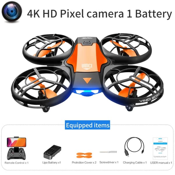 Mini Drone, Korkeuden Pito, Ilmakuvauksen, Kompakti Muotoilu,4K HD kamera 3B