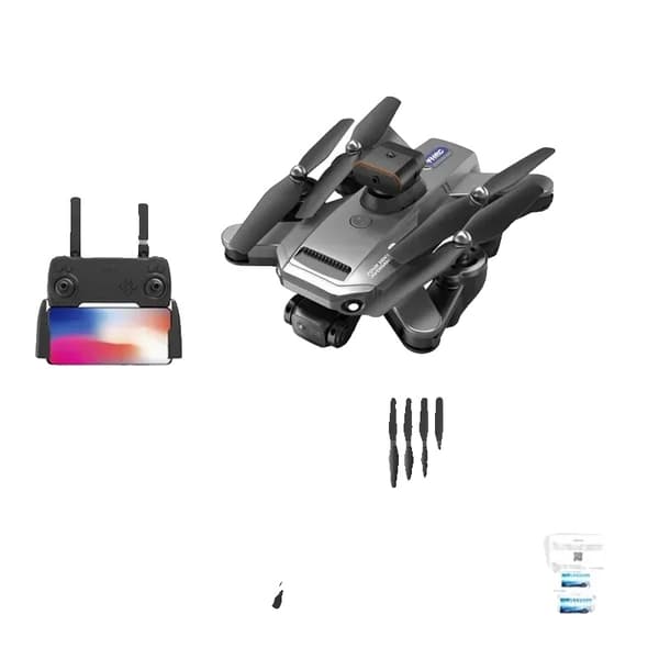 P9 Drone, 1080p HD -video, 15 minuutin lentoaika,Harmaa-4K-1B