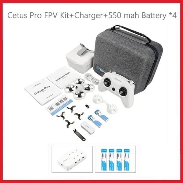 Cetus FPV -sarja, 300mAh akku, kevyt 35g, mukana kauko-ohjain,Cetus Pro 6B 1C B