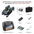 Miniatyrbild 2 av 2: GPS-kameradrönare, 4K HD-videoinspelning, 40 minuters flygtid,BK OAS GPS 1B