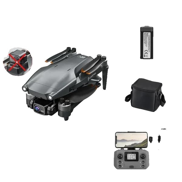 Drone, 4K HD -kamera, 3-akselinen gimbaali, 28 minuutin lentoaika,Ei OAS-1Batt-Bag
