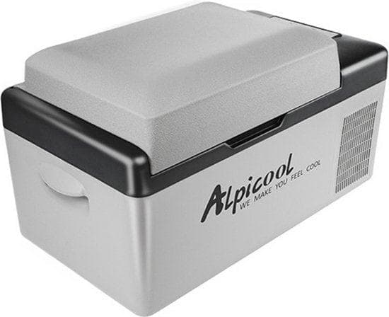 Bilkyl | LED -skärm | med kompressor Bärbart kylskåp Electric Cooling Box | 20L | Silver magmuskler
