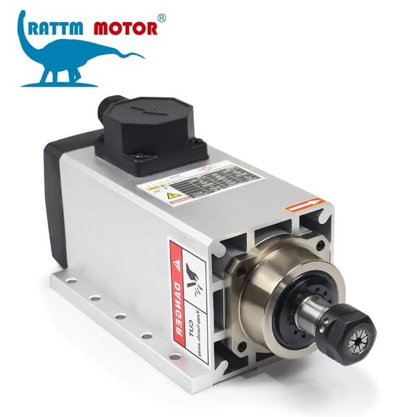 CNC Fræsemotor, 3,5 kW Effekt, Præcision ER20 Collet,Kun Spindle