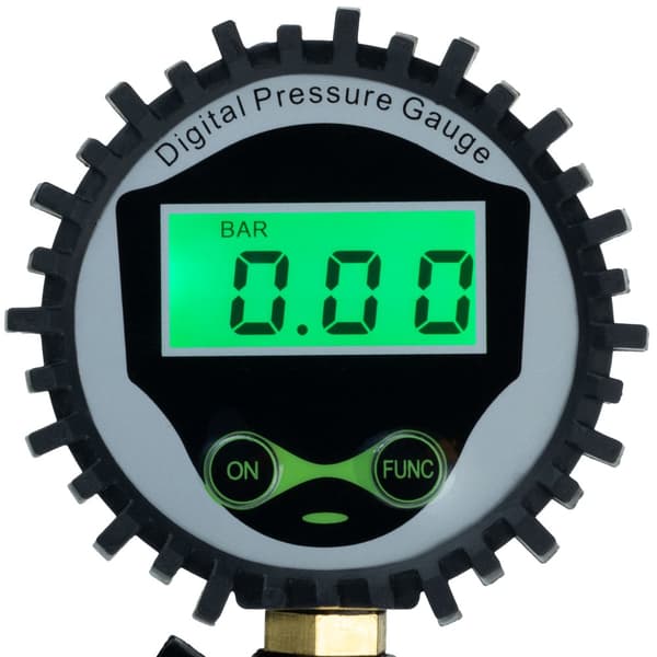 Ammattimainen ilmapistooli LCD-elektronisella painemittarilla 0-255Psi