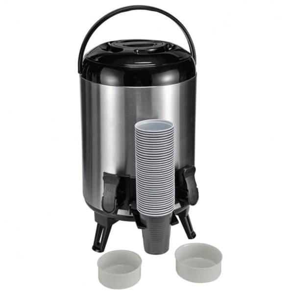 HI termobeholder 9 l 23 cm sølvfarvet