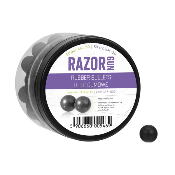 RazorGun ,50 Gummikugler 50 stk til HDR 50, HDP 50