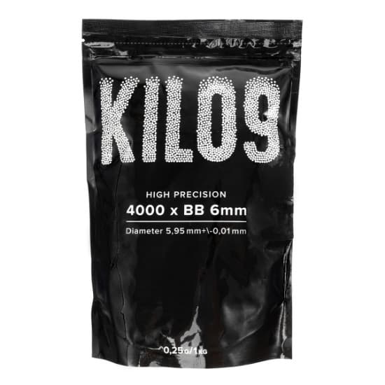 Kugler til ASG 0,25 g 4000 stk. KILO9 1 kg poleret