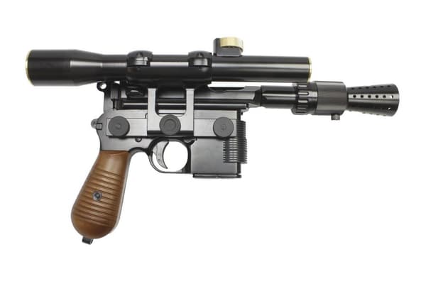 Star Wars Han Solo M712 Metal Smuggler Blaster 1:1 Skala