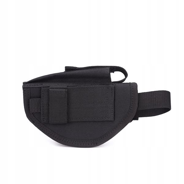 UNIVERSAL ASG PISTOLHOLSTER MED MAGASINLADERE IWB OWB SORT
