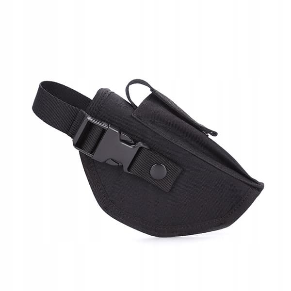 UNIVERSAL ASG PISTOLHOLSTER MED MAGASINLADERE IWB OWB SORT