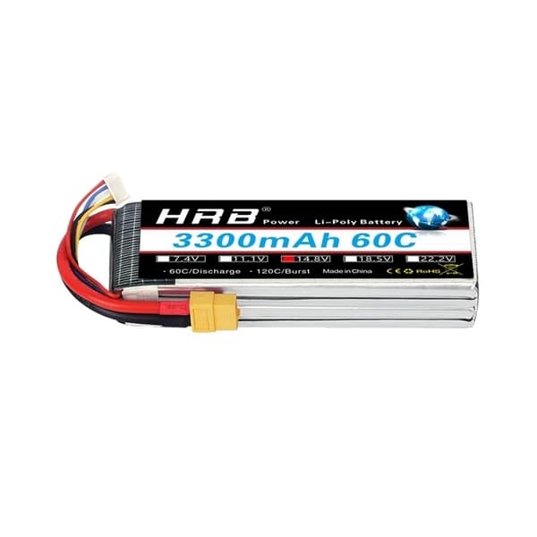 RC Lipo -akku, 14,8 V, suuri kapasiteetti, 14,8v 5000mah 50c 14.8v 3300mah 60c