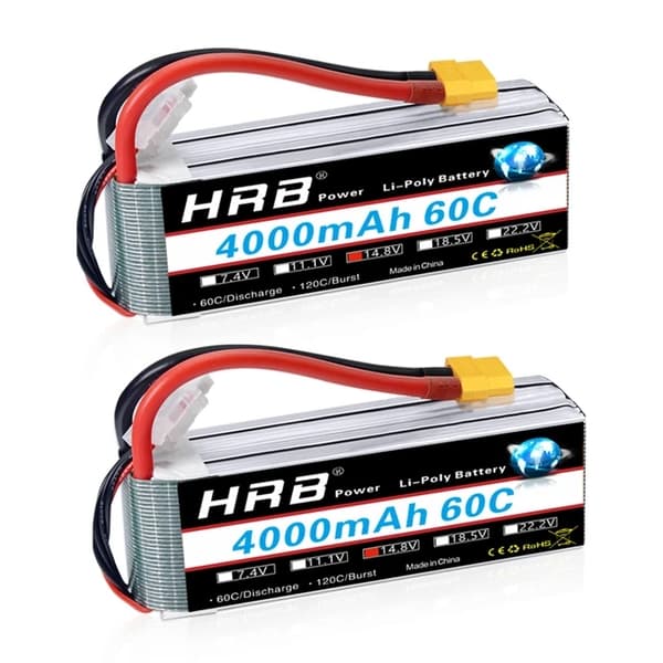 Lipo-akku, suuri kapasiteetti, useita jännitevaihtoehtoja, 3S 1300mAh XT60-2PC