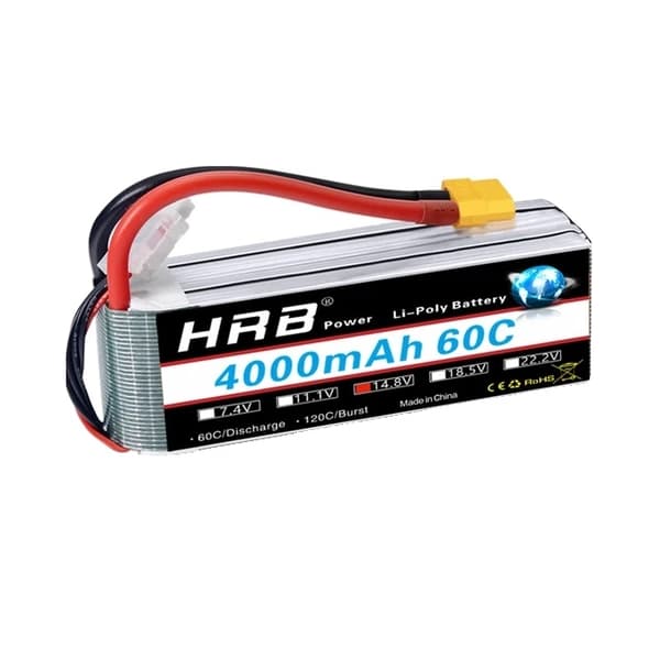 Lipo-akku, suuri kapasiteetti, useita jännitevaihtoehtoja, 3S 1300mAh XT60-2PC