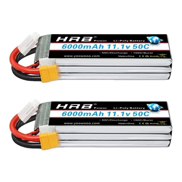 Lipo-akku, suuri kapasiteetti, useita jännitevaihtoehtoja, 3S 1300mAh XT60-2PC