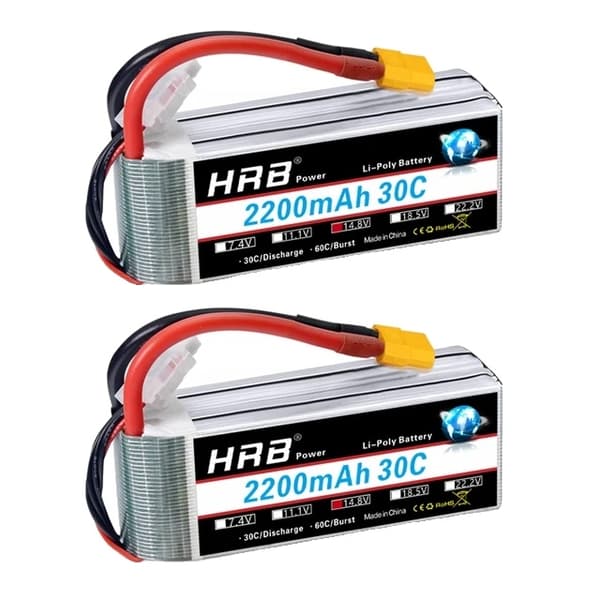 Lipo-akku, suuri kapasiteetti, useita jännitevaihtoehtoja, 3S 1300mAh XT60-2PC