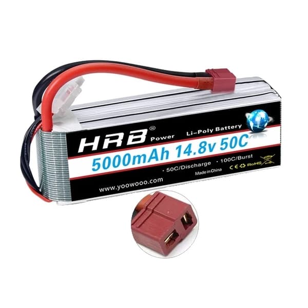 RC Lipo Batteri, Forskellige Spændingsmuligheder, Høj Kapacitetsområde, 3S 6000mah 50C T
