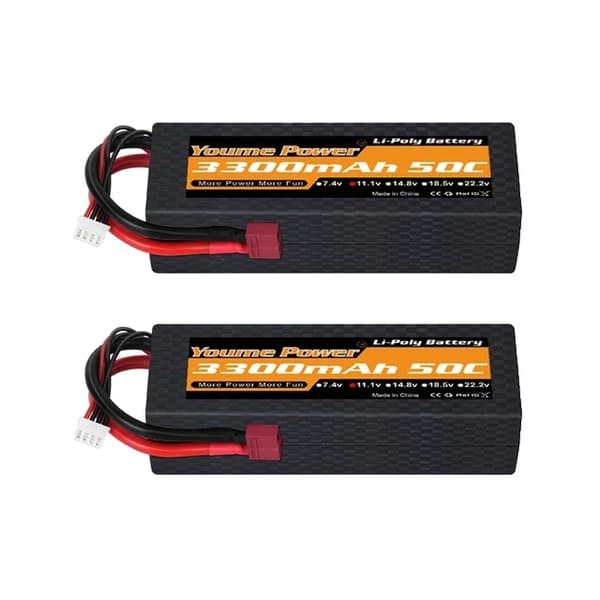 Lipo Batteri, Høj Kapacitet, Flere Størrelser, 6S 3300mah 50C T