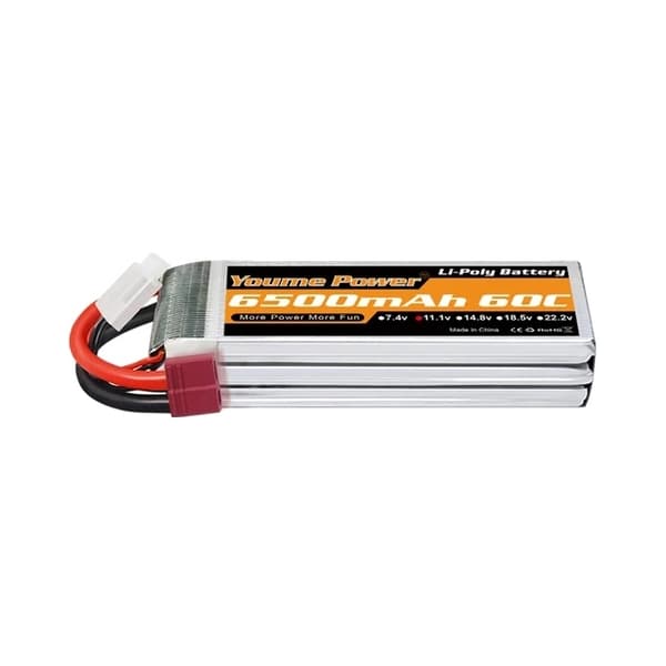 Lipo Batteri, Høj Kapacitet, Flere Størrelser, 6S 3300mah 50C T