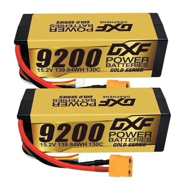 RC Bil Batteri, Høj Kapacitet, Hardcase, 2PCS4S8400HARDEC5 2PCS4S9200130CXT90