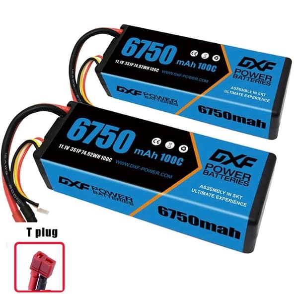 RC Bil Batteri, Høj Kapacitet, Hardcase, 2PCS4S8400HARDEC5