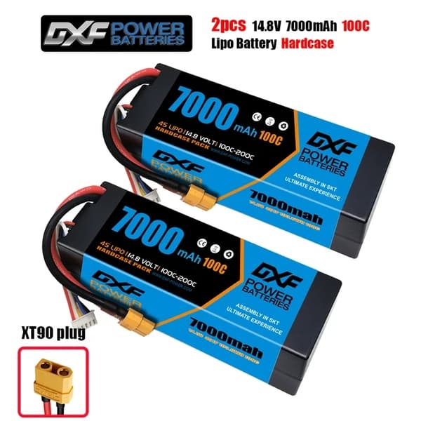 RC Bil Batteri, Høj Kapacitet, Hardcase, 2PCS4S8400HARDEC5