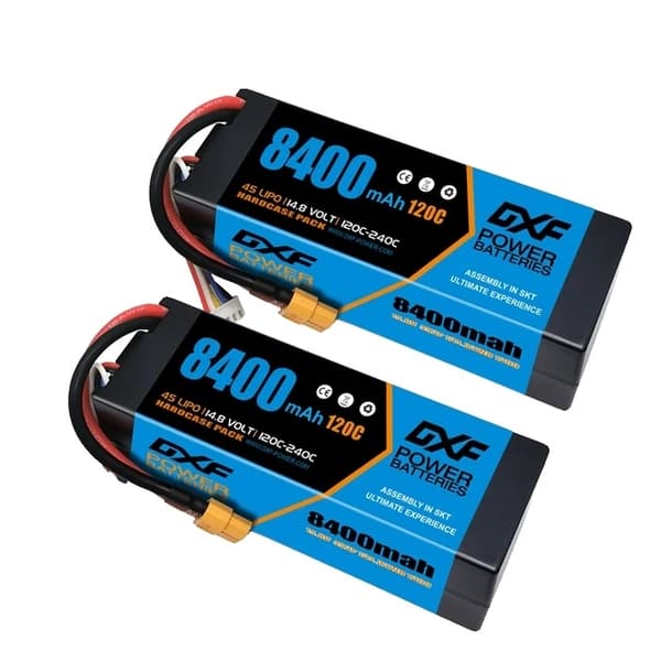 RC Bil Batteri, Høj Kapacitet, Hardcase, 2PCS4S8400HARDEC5