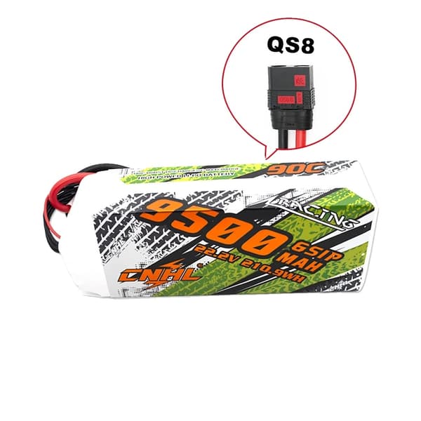 Lipo Batteri, Høj Kapacitet 5200mAh, Høj Afladningshastighed 90C, 6S 9500mah 90C EC5