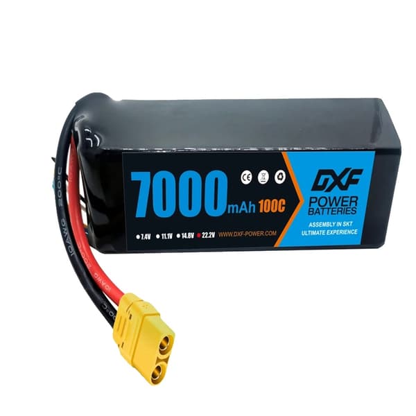 Lipo-akku, 148V 8400mAh kapasiteetti, yhteensopiva erilaisten RC-autojen kanssa., 1PCS4S7000100CXT90