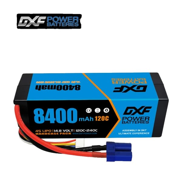 Lipo-akku, 148V 8400mAh kapasiteetti, yhteensopiva erilaisten RC-autojen kanssa., 1PCS4S7000100CXT90