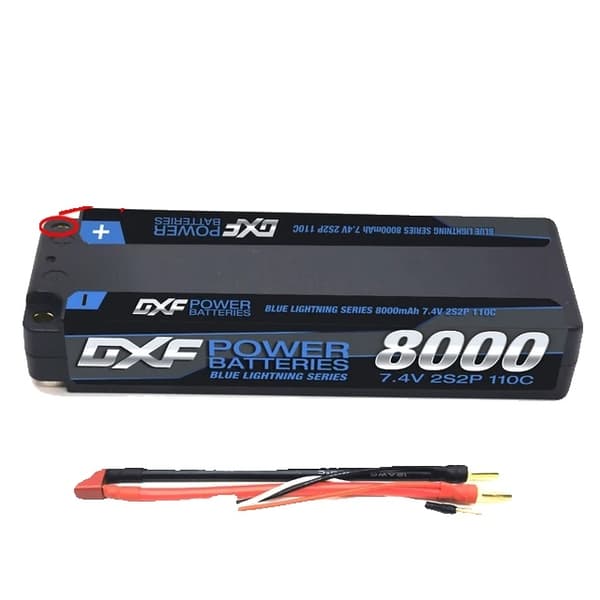 Lipo-akku, 9400mAh kapasiteetti, korkea jännitetuki, 2PCS6S7000100CXT90