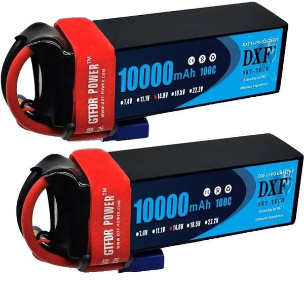 Lipo-akku, 9400mAh kapasiteetti, korkea jännitetuki, 2PCS6S7000100CXT90