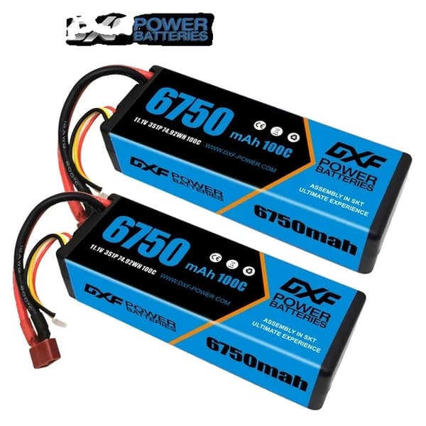 Lipo-akku, 9400mAh kapasiteetti, korkea jännitetuki, 2PCS6S7000100CXT90