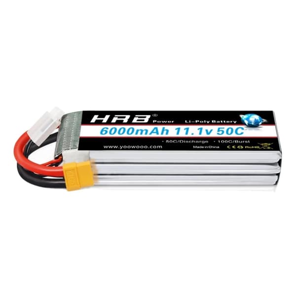 Lipo Batteri, Høj Kapacitet, XT60 Deans Stik, 4S 1500mah 100C 2PC