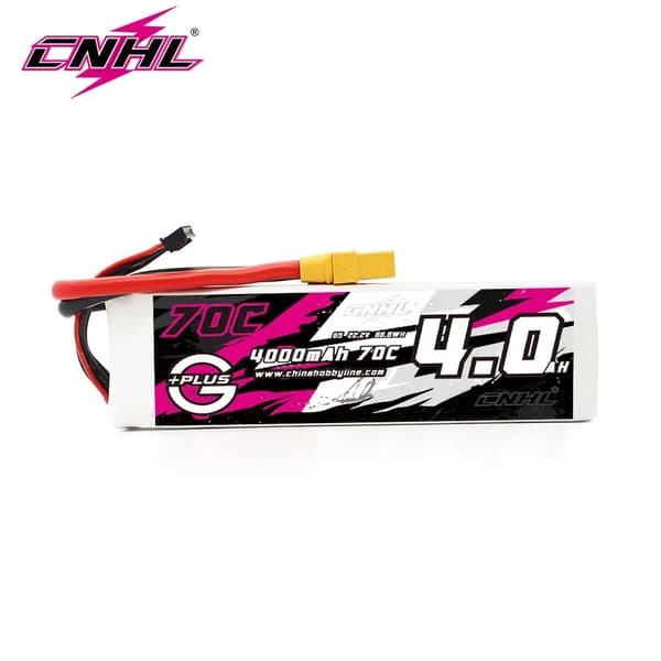 RC-akku 4000mAh 6S 22,2V, 70C purkaus, XT90-liitin,6S 4000mAh 70C XT90